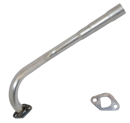 3-Stage Center-Exit Header Pipe – 196cc / 212cc Mini Bike / Predator Engine